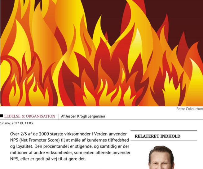 Børsen Ledelse: NPS er et hot buzzword, men pas på I ikke brænder jer!