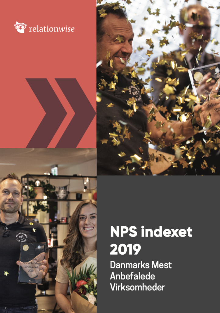 NPS indexet 2019 Danmarks Mest Anbefalede Virksomheder
